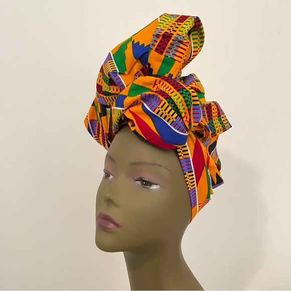 African Print Ankara Headwrap - Picture 5 of 7